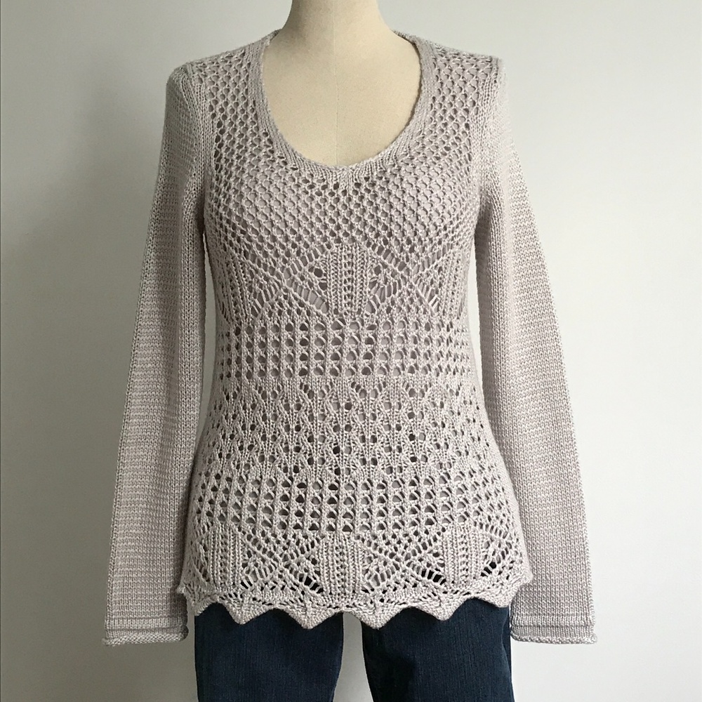 Melanie Lyne - Tan Long Sleeve Knit